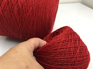 Super geelong - virgin wool, smuk varm rød, 1 kg